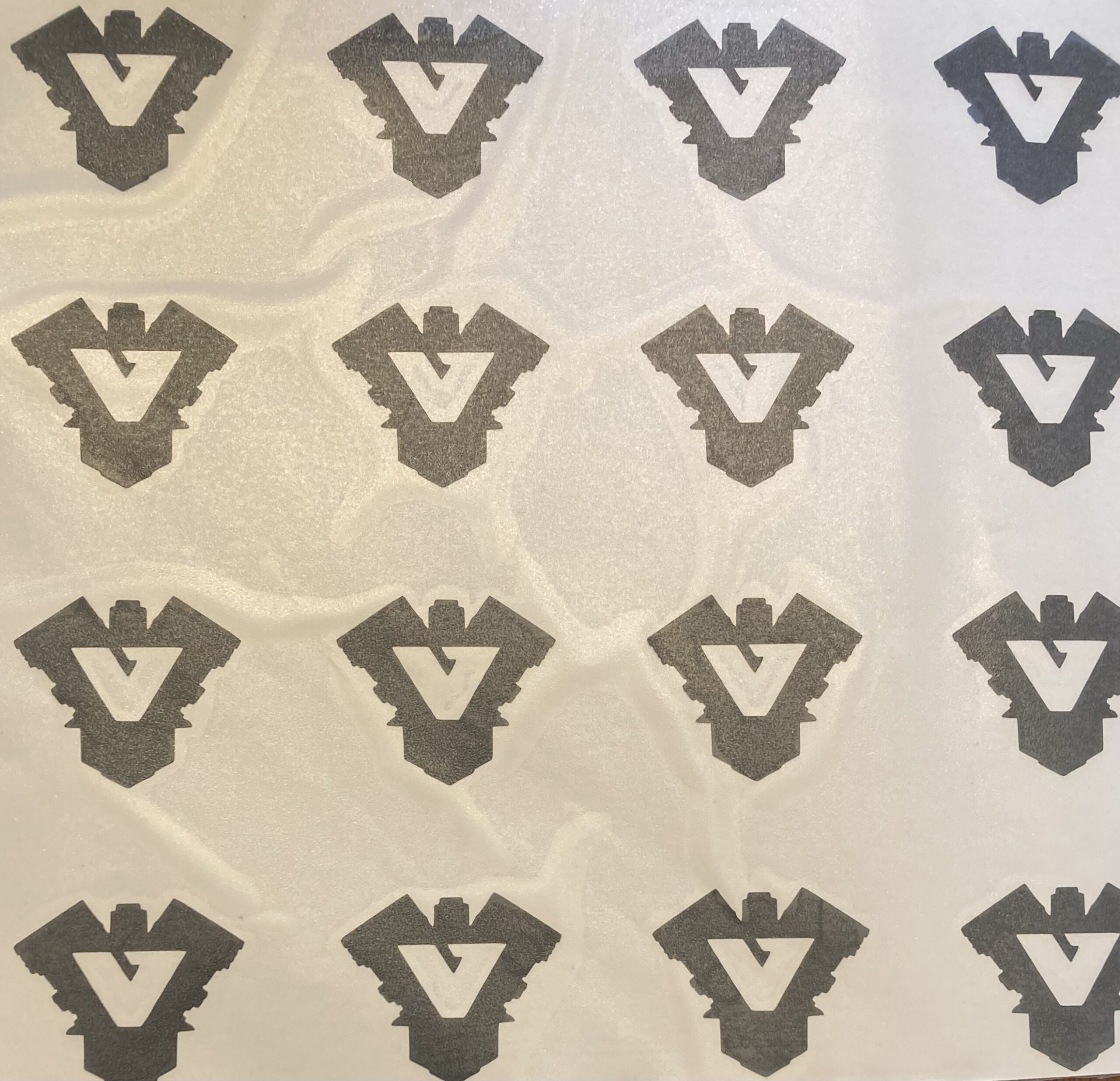 Sheet of 16 Badges